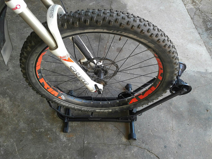 Zurrschienen.com Bicycle-Stand-3 for Rear Garage, 5-inch Tires
