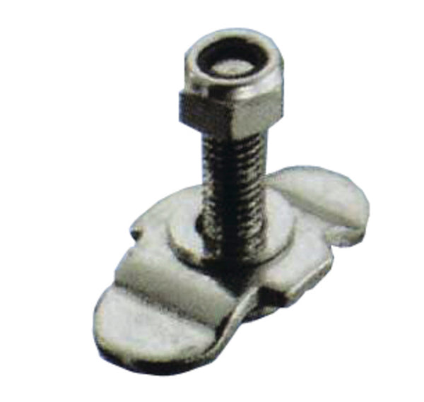 ZURR Bolted fitting with nut M8, clamping area 0-27mm - 44322 | Stahlor image 1