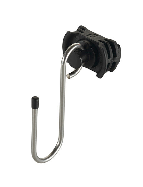 Hook for lashing rail