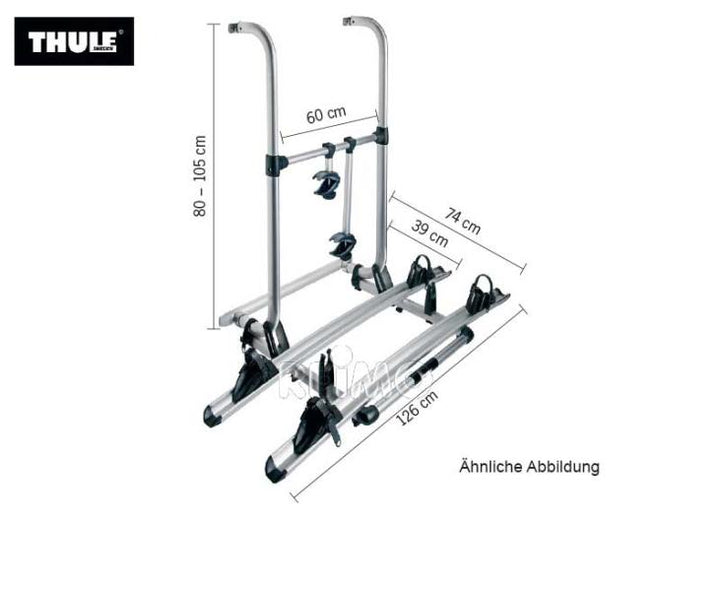 Aluminium rear carrier Omni-Bike Elite G 2 Hymer for 2 bikes