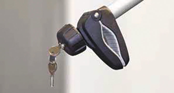 Safety lock f.bike holder e-bike lift