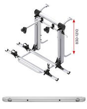 BR-Systems rear rack E-Bike Lift Short Rail for 2 E-Bikes or 3 wheels up to 60kg - 44361 | Stahlor image 2
