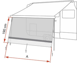 FIAMM Sunview front wall F35-F65,F80,Caravan Store/XL, 385cm - 44389 | Stahlor image 6