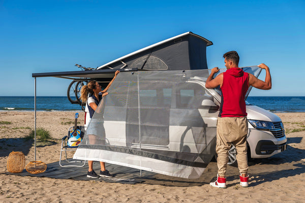 FIAMM Sun Blocker front part Sun View XL 550 for FIAMMA F45, C-St width 550 cm - 44393 | Stahlor image 1
