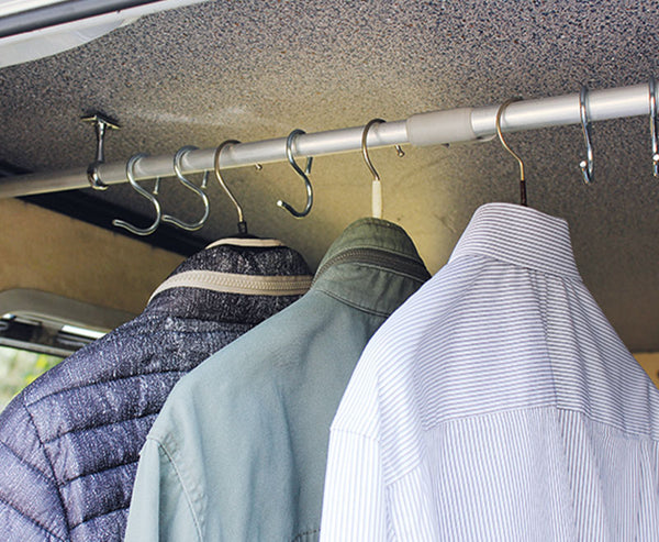 Mobil-Safe Clothes rail for rear garage - 44505 | Stahlor image 1