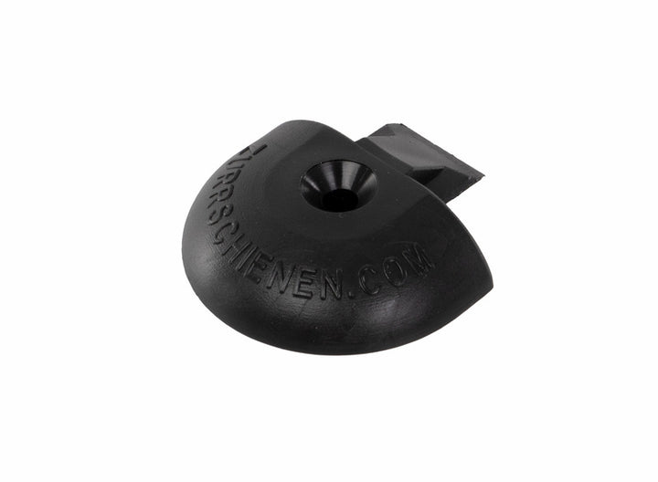 Zurrschienen.com Round End Cap for Rails 44300/44577, Black