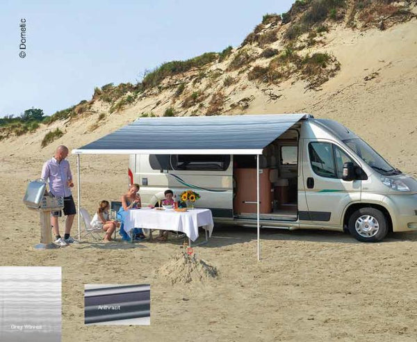 Reimo Dometic roof awning Perfect Roof 2000 L:3m cloth colour: Grey Waves - 447017 | Stahlor image 1