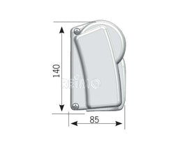 DOMET Awning Prostor 550*4,5m, case white, cloth Grey Waves - 44723 | Stahlor image 3