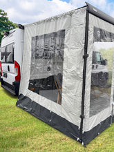 Reimo Tent Technology Girona - Wind/rain blocker - Side panel, for awning extension 250 cm, fastening with tension rods - 44768 | Stahlor image 1