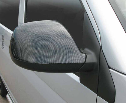Mirror flap carbon look for VW T5