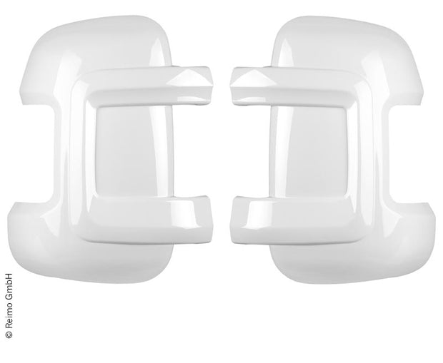 Mirror protectors set White - Long version - Fiat Ducato and similar