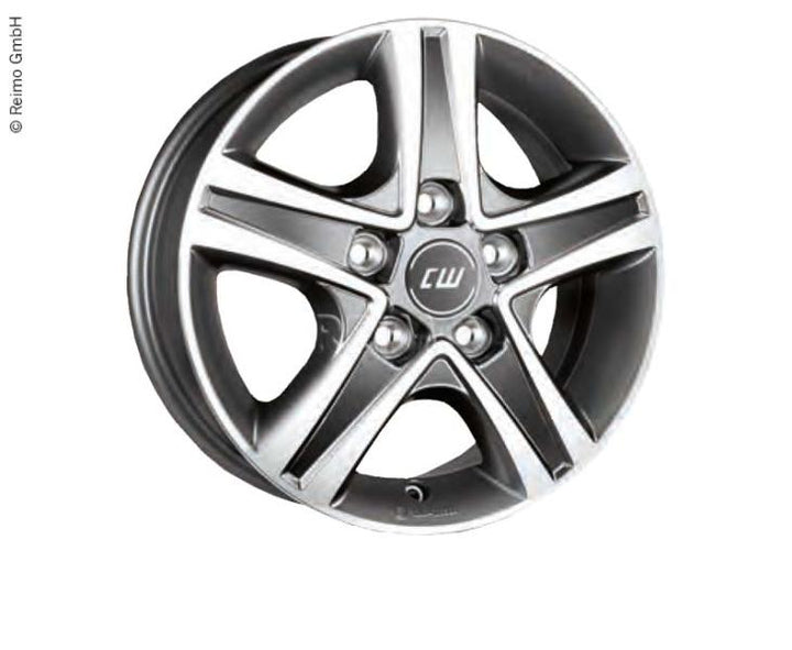 Aluminium rim Borbet CWD Fiat Ducato Maxi, LK:130, 6,5 x 16" mystral anth.polish