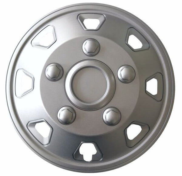 Wheel Trim Itah, Matte Silver – Set of 4 for Fiat Ducato 16-inch Wheels – image 1