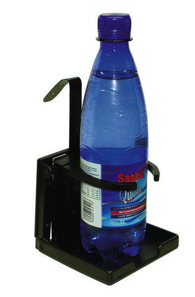 Cup holder deluxe, black, adjustable