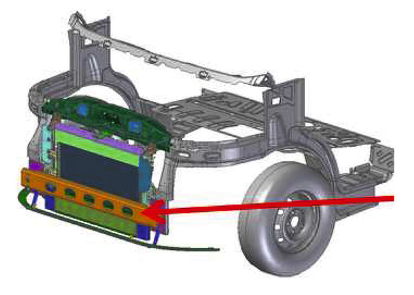 ANTEC Additional element "Short Crashbox" for Fiat Ducato 2014 - 462727 | Stahlor image 1