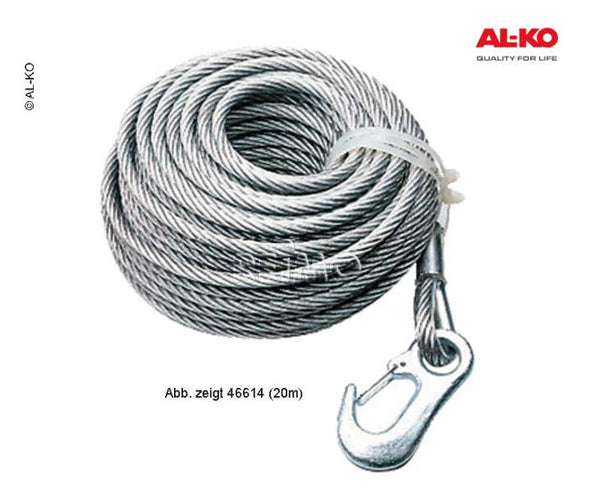 AL-KO Cable 10m for cable winch article number 46605 - 46606 | Stahlor image 1