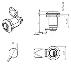 EMKA Ratchet for plug-in cylinder - 467185 | Stahlor image 3