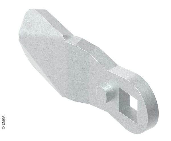 EMKA Tongue for door lock, height: 16mm, length: 45mm - 467386 | Stahlor image 1