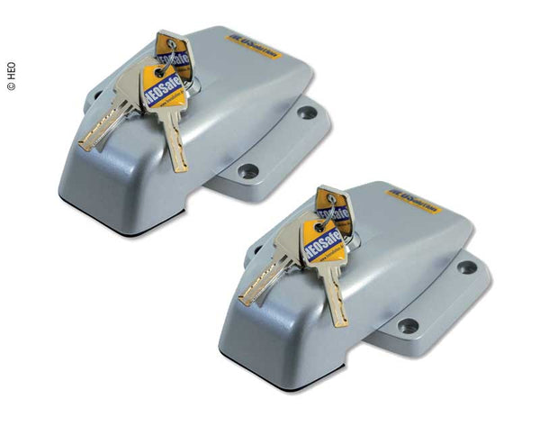HEOSO VAN Security for sliding, rear and hinged doors set of 2 grey/silver - 467411 | Stahlor image 1