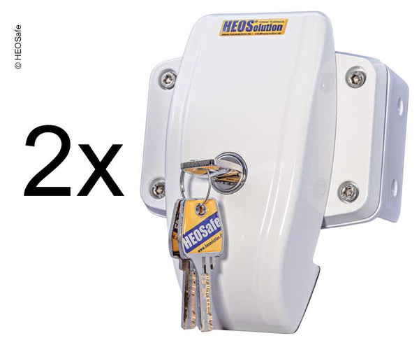 HEOSolution HEOSafe door protection set of 2 white - 467425 | Stahlor image 1
