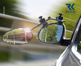 Reich Caravan mirror, clip on mirror, with flat glass - 470973 | Stahlor image 2