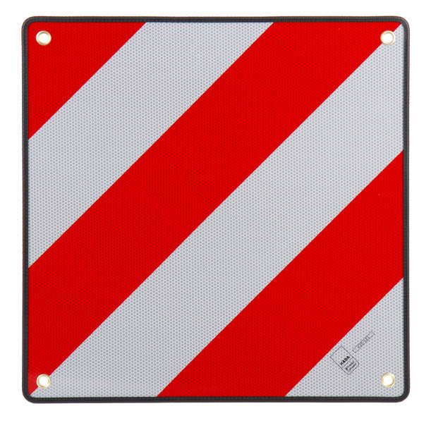 Aluminum turnaround warning sign for Italy and Spain