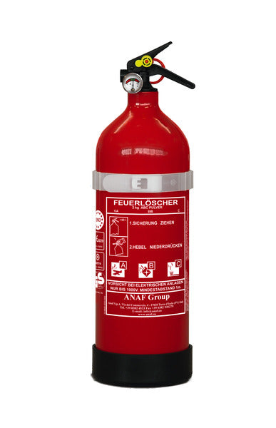 ABC Powder fire extinguisher 2 kg with pressure indicator