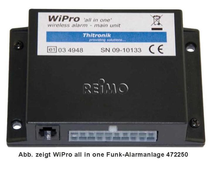 Radio alarm WiPro "all in one" as a pre-assembled installation kit For Iveco Daily from 2006
