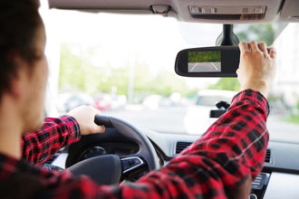 Reimo Rearview mirror with integrated 4,3 