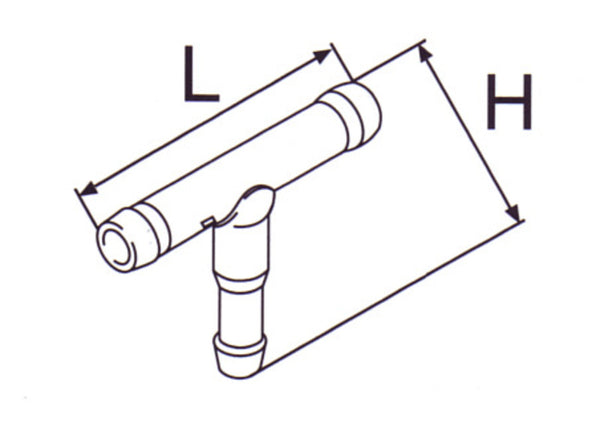 WEBAS T-piece for branching off the fuel line - 48067 | Stahlor image 1