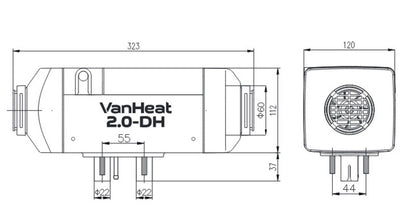 CBEST VanHeat 2.0-DH diesel parking heater - 2 kW - 48182 | Stahlor image 2
