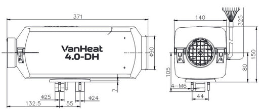 CBEST VanHeat 4.0-DH diesel parking heater - 4 KW - 48183 | Stahlor image 2