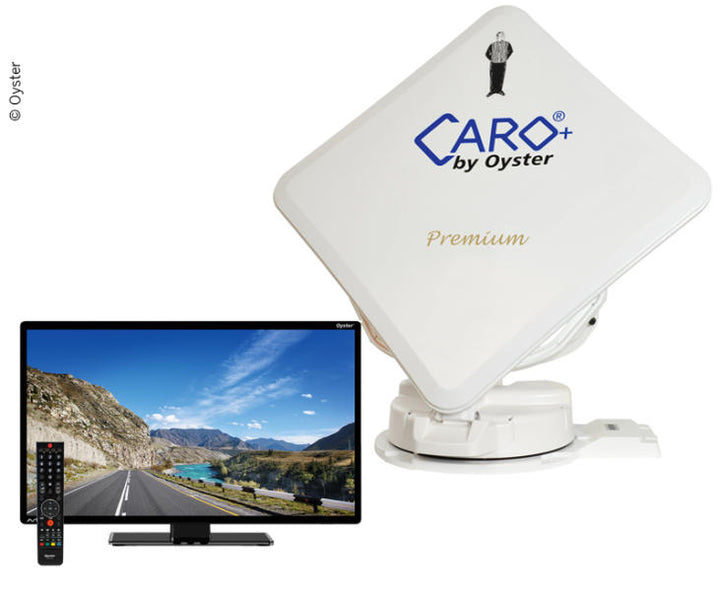 Sat Flat Antenna Caro®+ Premium with 32 "Oyster® TV