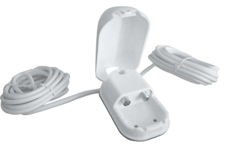 Twin-outside socket with F & coax connection