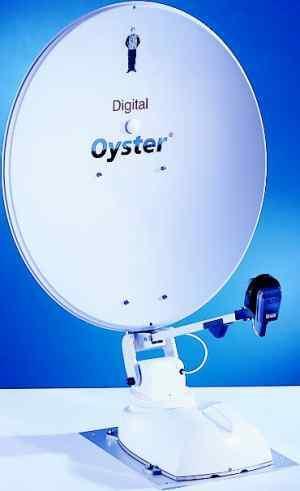 ten Haaft Satellite system Oyster-85 digital CI Ø 85 cm with fully automatic rotating sate - 49319 | Stahlor image 1