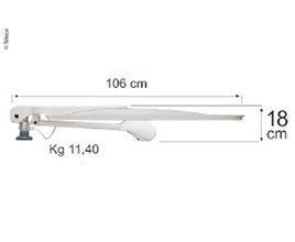 TELEC Voyager Digimatic 65 satellite system with DSF90E/HD and mast - 493556 | Stahlor image 2