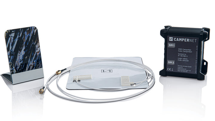 Campernet - LTE/WLAN router with foil antenna