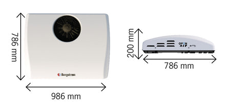 Bergstrom Roof air conditioner Open Air Plus 12 V Full Inverter - 495098 | Stahlor image 10