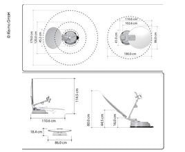 Reimo Multi Sat System X85 Single, 85 cm mirror - 49632 | Stahlor image 5