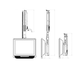 Lippert Manual TFT pull-out, vertical from top to bottom - 496782 | Stahlor image 2