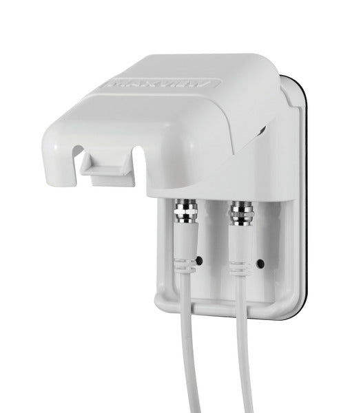 MAXVI Twin outdoor socket F/F connection for 2 satellite systems - 49763 | Stahlor image 1