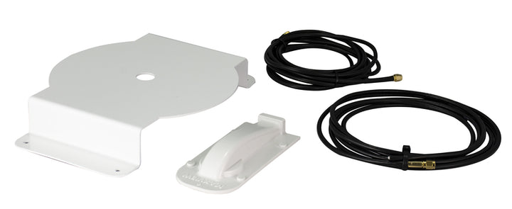 Aluminum roof mount for panel van - White