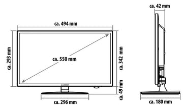 CBEST Smart LED TV 21,5