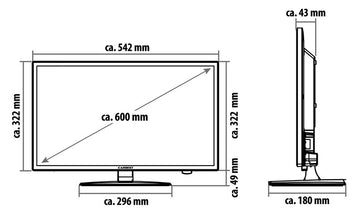 CBEST Smart LED TV 23,6