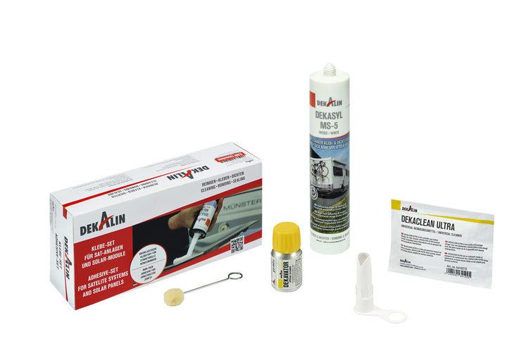Dekalin Bonding Set for Solar Panels & Roof Feed-Throughs, Black