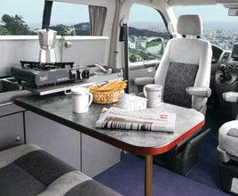 Reimo Table system for VW T5/T6/T6.1 CityVan - decor Pearl