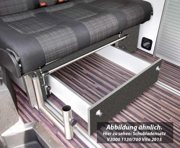 VW T6, VW T5 TrioStyle drawer for rock and roll bed V3000, size 10