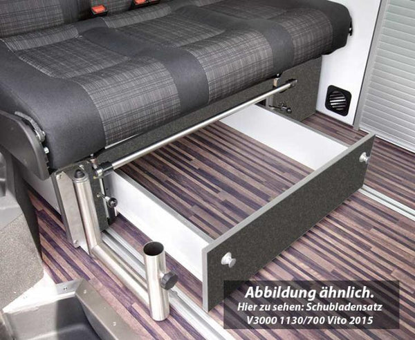 Reimo VW T6, VW T5 TrioStyle drawer for rock and roll bed V3000, size 10