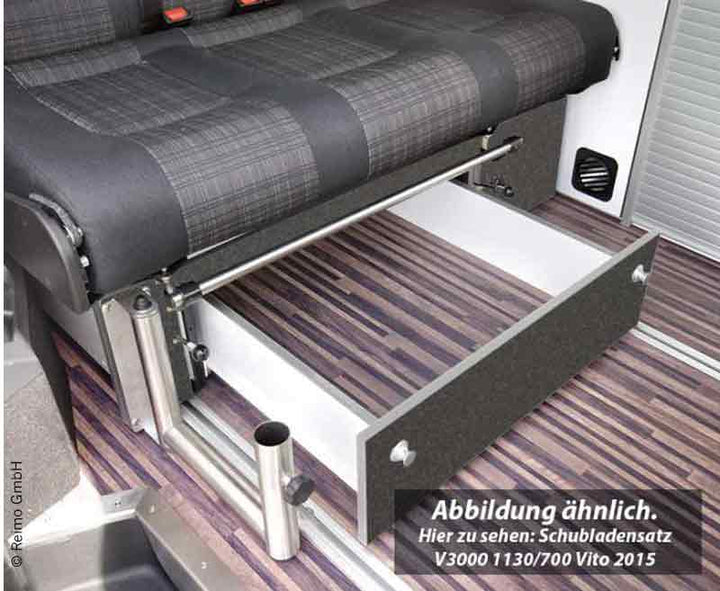 VW T6, VW T5 TrioStyle drawer for rock and roll bed V3000, size 8