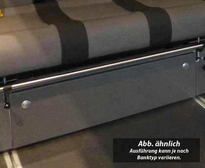 Front Panel for Rock and Roll Bed Variotech 3000 Size 17, Mercedes Vito Weekender, Basalt Decor